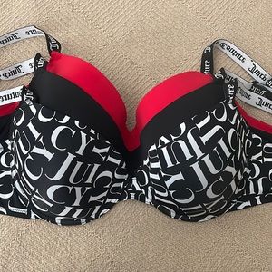NWOT - Set of 3 Juicy Couture Lined Bras